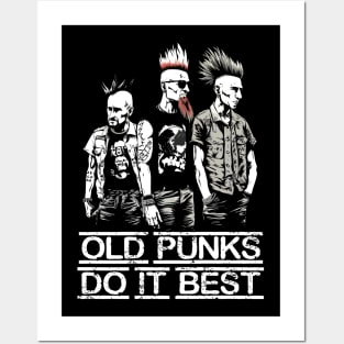 Old Punks Do It Best - Funny Punk Posters and Art